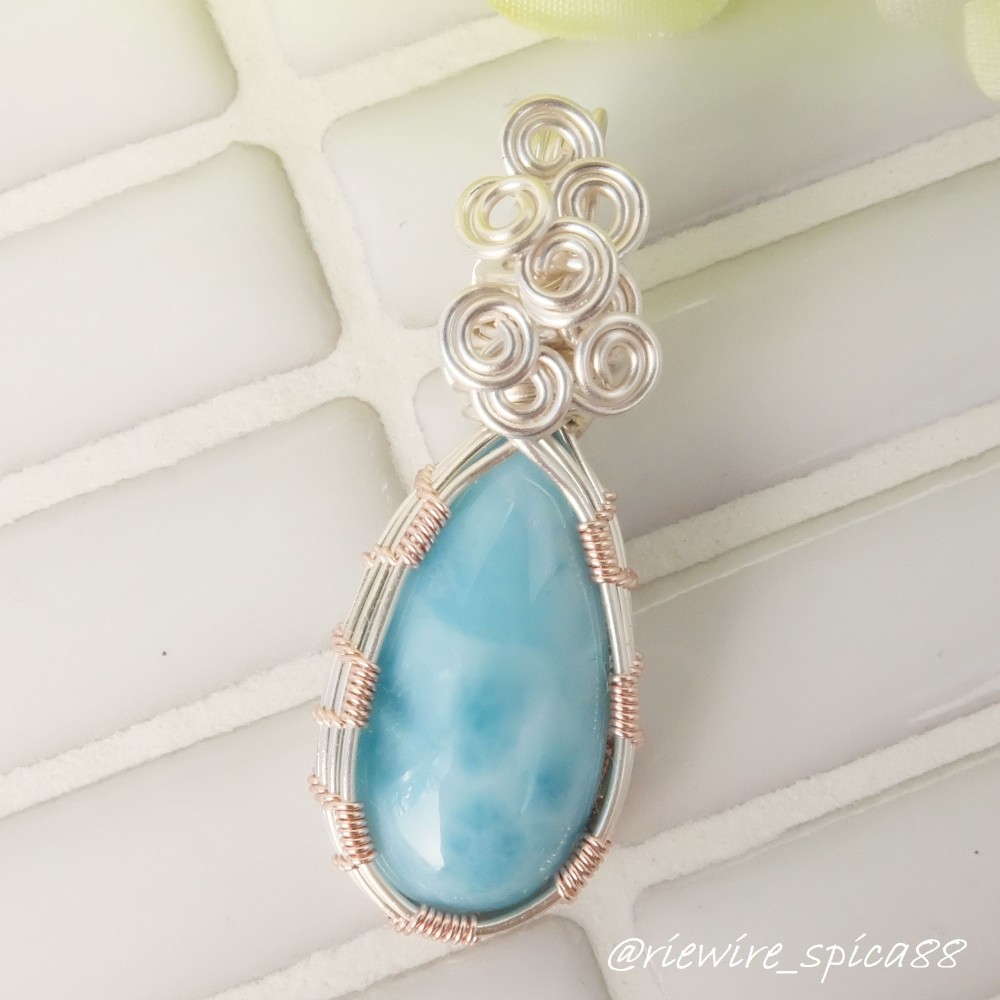 ＊穏やか＊ラリマーのペンダント