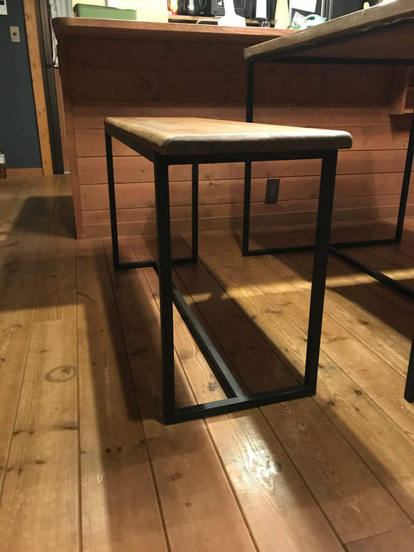 ダイニングテーブル　セット　アイアン　ウッド 5枚目の画像