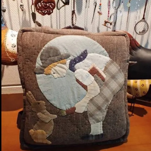 ☆パッチワーク・キルト☆100%ハンドメイド 少年リュック リュック 