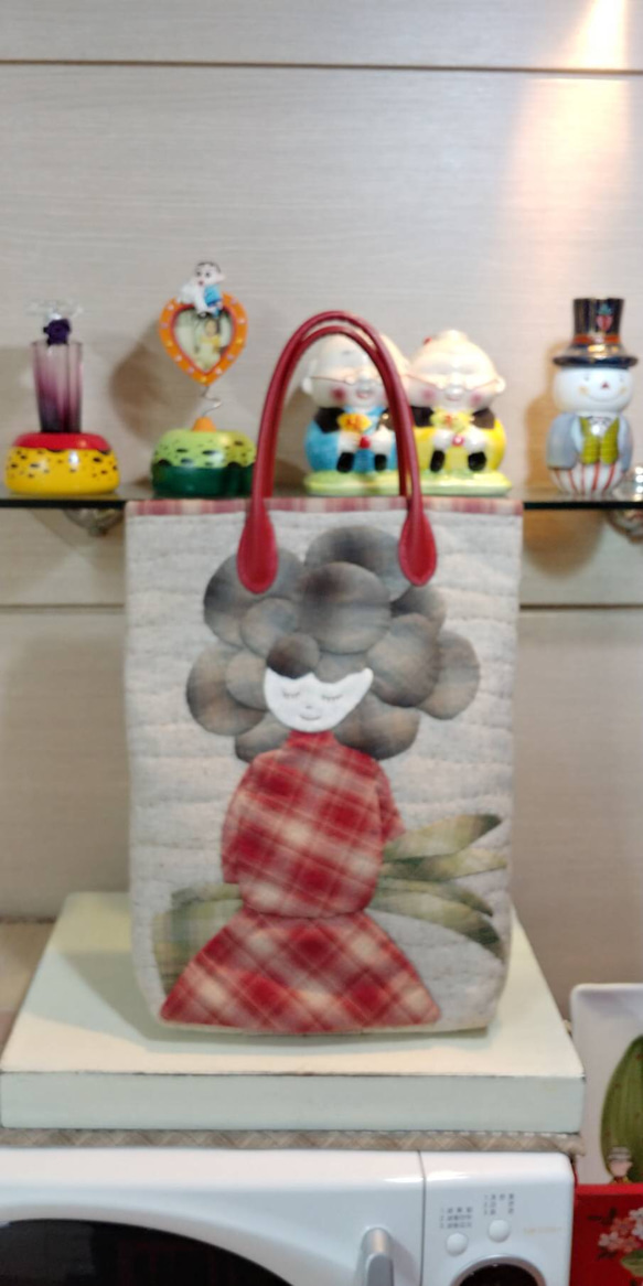 新品☆パッチワーク・キルト☆100%ハンドメイド お嬢様トートバック 