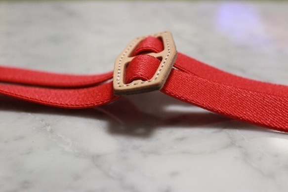 今までにない！サスペンダー。SHAMS clip braces "PASSION RED" 3枚目の画像