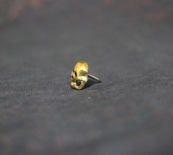 実は目出度い！髑髏モチーフのブローチ/ピン。SHAMS push pin"SKULL" 7枚目の画像