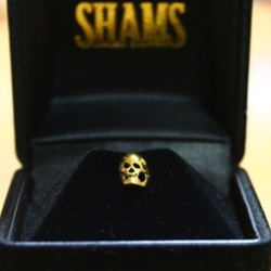 実は目出度い！髑髏モチーフのブローチ/ピン。SHAMS push pin"SKULL" 8枚目の画像