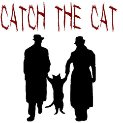【おもしろパロディ系Ｔシャツ】CATCH THE CAT＜＜まめた本舗＞＞ 2枚目の画像