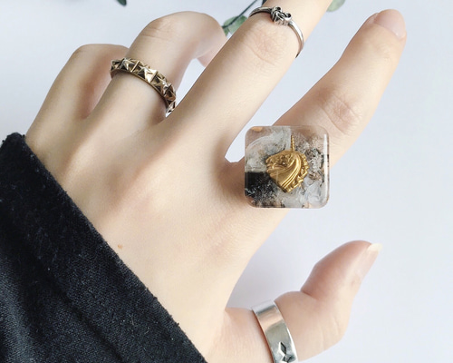 アナスイ ANNA SUI ユニコーン リング＆ピアス セット 869260