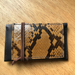 カードケース・パスケース・名刺入れ　＜Cardcase PY/ dark brown > 2枚目の画像