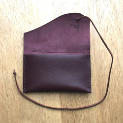 カードケース・パスケース・名刺入れ　＜Cardcase PY/ bordeaux > 3枚目の画像