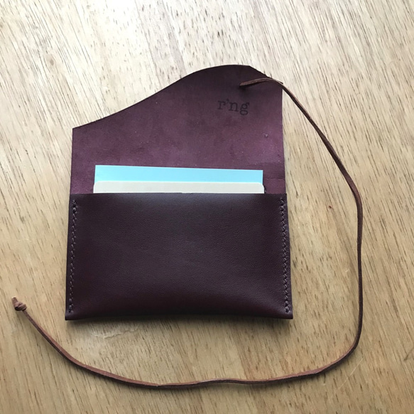 カードケース・パスケース・名刺入れ　＜Cardcase PY/ bordeaux > 5枚目の画像