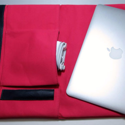 MacBook Air 11インチ/ 12インチ /  iPadPro12.9インチ用クラッチ(カーキ) 5枚目の画像