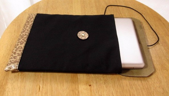PCケース・MacBook Retina12インチ用サイズ < envelope / black > 5枚目の画像
