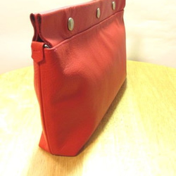 ショルダー・クラッチバッグ　＜JH clutch / red＞ 10枚目の画像