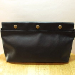 ショルダー・クラッチバッグ　＜JH clutch / black＞ 1枚目の画像