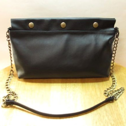 ショルダー・クラッチバッグ　＜JH clutch / black＞ 3枚目の画像