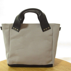 トート・ショルダーバッグ　<SQ tote / gray> 3枚目の画像