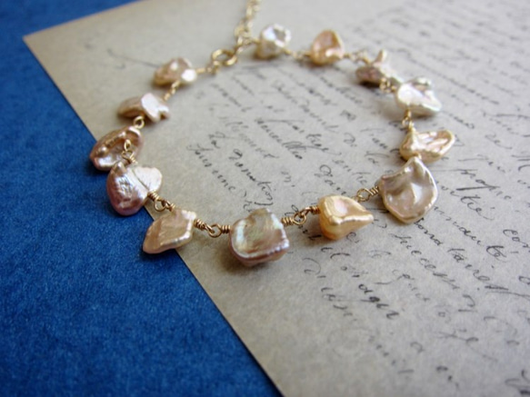 真珠の薄物　レディライクパールブレス 4枚目の画像