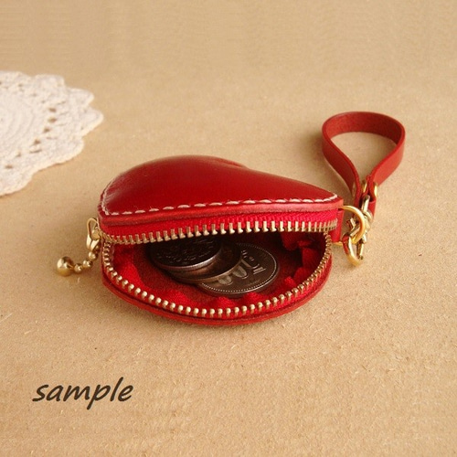 LAUNER ハート型コインケース レッド LAUNER ハート型コインケース レッド candy-candy_zcc-001