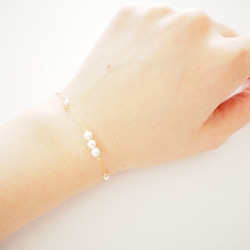 【14kgf】Pearl Bracelet 2枚目の画像