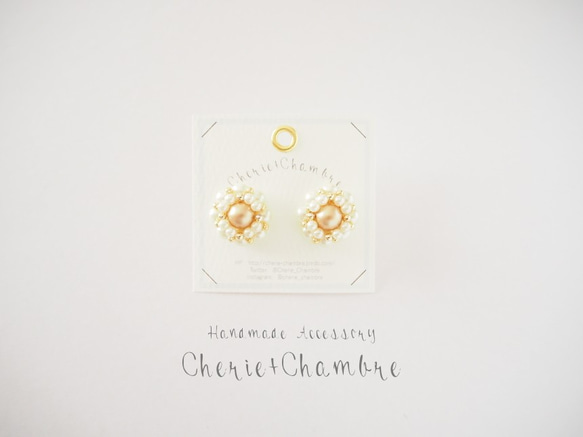 Pearl Flower Pierce＆Earring 1枚目の画像