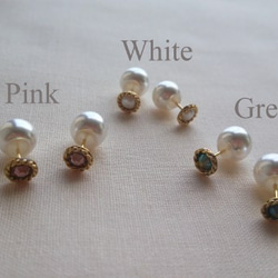 *Swarovski×Pearl　Catch　Pierce* 2枚目の画像