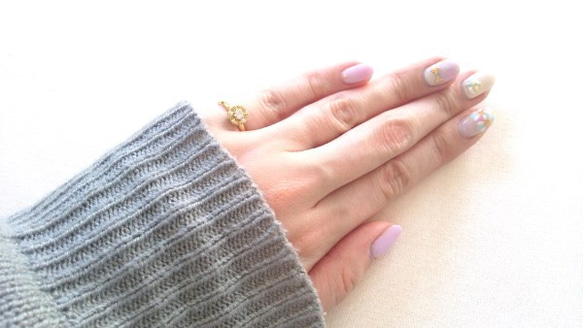 *Zirconia　Pinke　Ring* 3枚目の画像