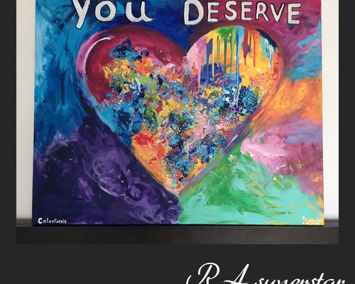 ORIGINALアート 'You Deserve LOVE' 絵画 RAsuperstar 通販 10629119