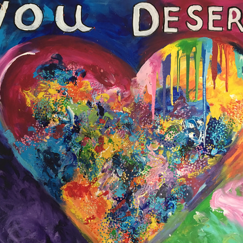 ★ORIGINALアート YOU DESERVE LOVE ORIGINALアート 'You Deserve LOVE' 絵画 RAsuperstar 通販