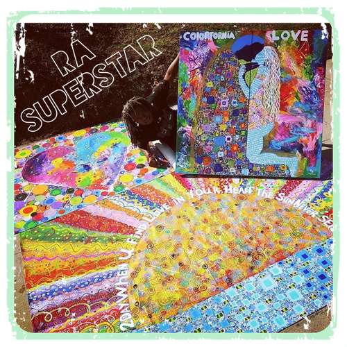 ORIGINALアート 'The LOVE' 絵画 RAsuperstar 通販 10811198｜Creema