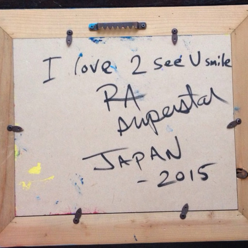 ORIGINALアート I love 2 see U Smile 絵画 RAsuperstar 通販｜Creema 