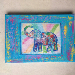 CanvasコラージュM#85 elephant 1枚目の画像
