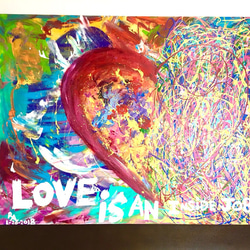 ORIGINALアート 'The LOVE' 絵画 RAsuperstar 通販 10811198｜Creema