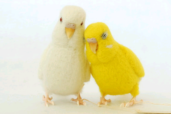 もちもち様　10.21 黄色のセキセイインコ　レジンヘアゴム　フラワー もちもち様 10.21 黄色のセキセイインコ レジンヘアゴム フラワー