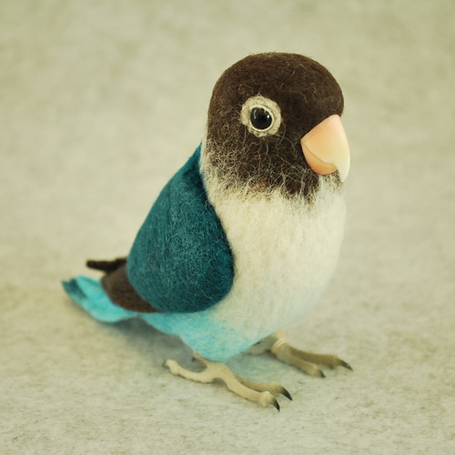 ブルーボタンインコ 1612082 羊毛フェルト Primary Color Craft ブルーボタンインコ 1612082 羊毛フェルト Primary Color Craft