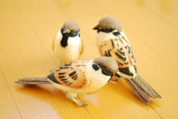 スズメ　レジンヘアゴム　身近な野鳥　可愛いスズメ2 スズメ レジンヘアゴム 身近な野鳥 可愛いスズメ2 スズメ(訳あり