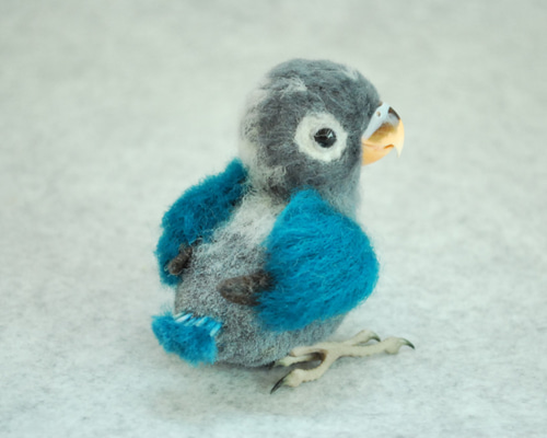 専用ページ　夏　羊毛フェルト　ボタンインコキーホルダー　オーダー品　鳥 専用ページ 夏 羊毛フェルト ボタンインコキーホルダー オーダー