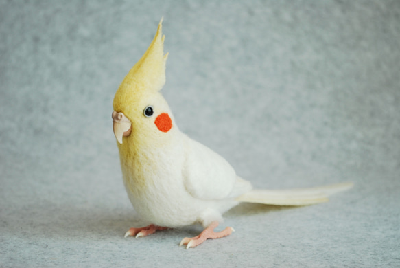 羊毛フェルト オカメインコ ルチノーの通販 by オカメ's shop