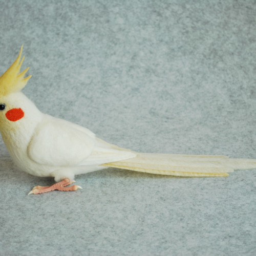 オカメインコ ルチノー 1604073 羊毛フェルト Primary Color