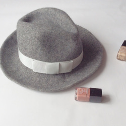 wool hat (gray) 2枚目の画像
