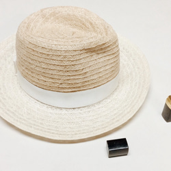 2color linen hat 5枚目の画像