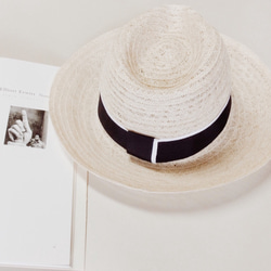 French linen hat(navy) 3枚目の画像