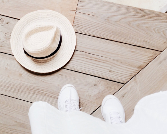 French linen hat(navy) 5枚目の画像