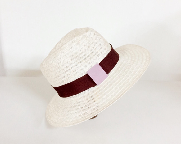 summer linen hat 2枚目の画像