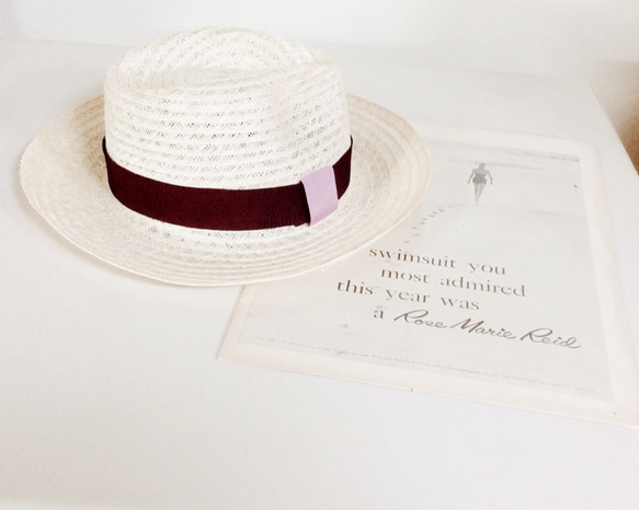 summer linen hat 3枚目の画像
