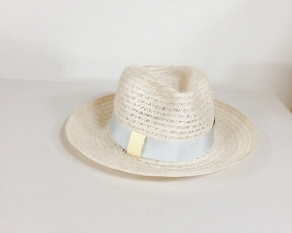 summer linen hat 2枚目の画像