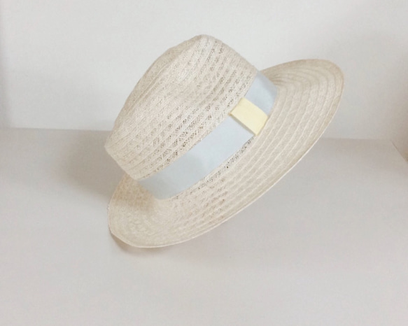 summer linen hat 3枚目の画像