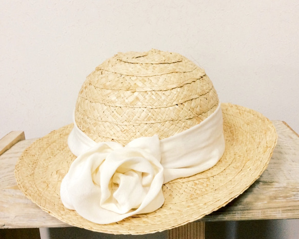 [kis]Cream rose hat 2枚目の画像