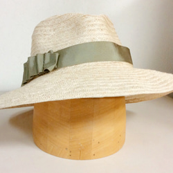 olive ribbon hat (中折れ) 5枚目の画像