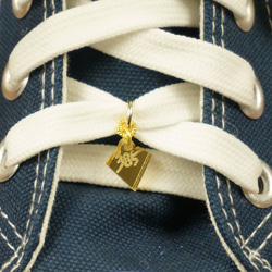 385高幫運動鞋海軍藍×金×紅色刀鋒Ç 第4張的照片