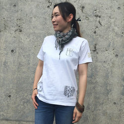 【セール価格】【Sサイズのみ】ポケット Tシャツ ホワイト 送料無料 5枚目の画像