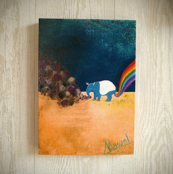 yushionmanma 夢くいバク☆アクリル画 yushionmanma 夢くいバク