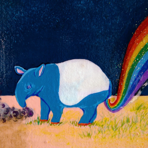 yushionmanma 夢くいバク☆アクリル画 yushionmanma 夢くいバク